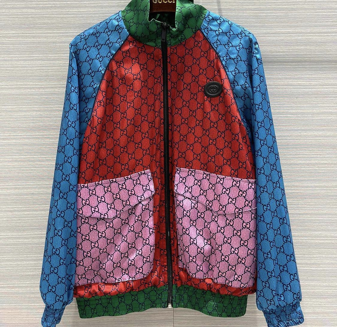 Gucci Multicolor Set Jacket and Shorts – billionairemart