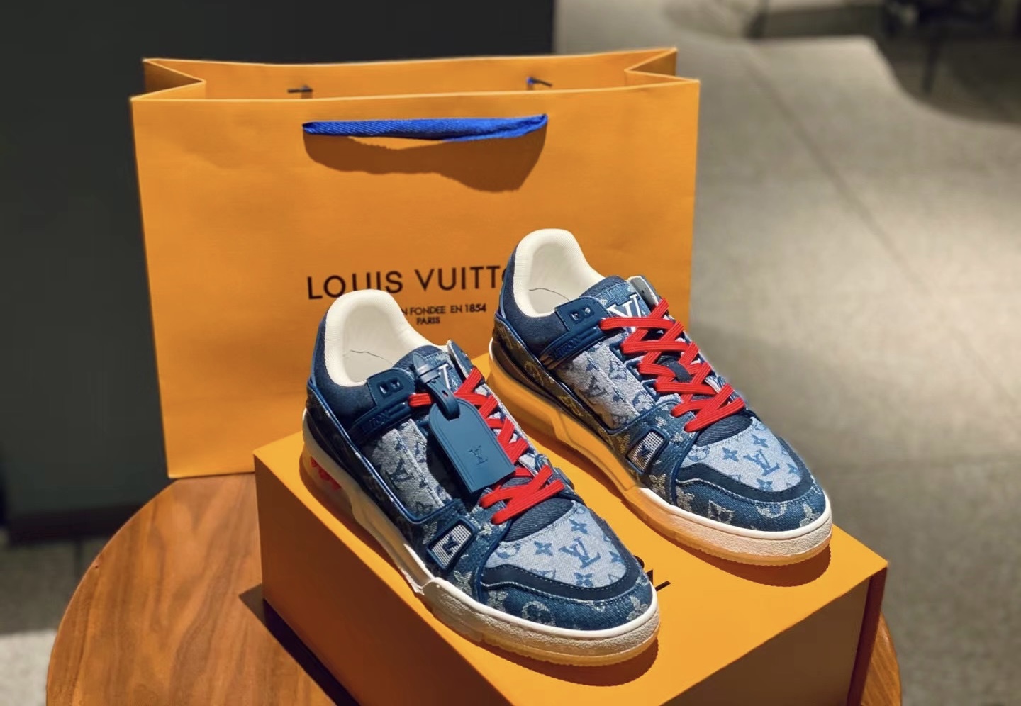 Louis Vuitton Denim New Sneaker – billionairemart