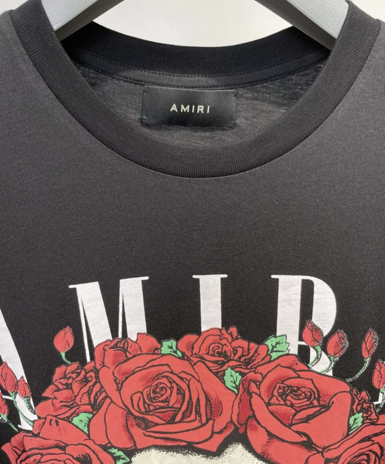 amiri t shirt rose