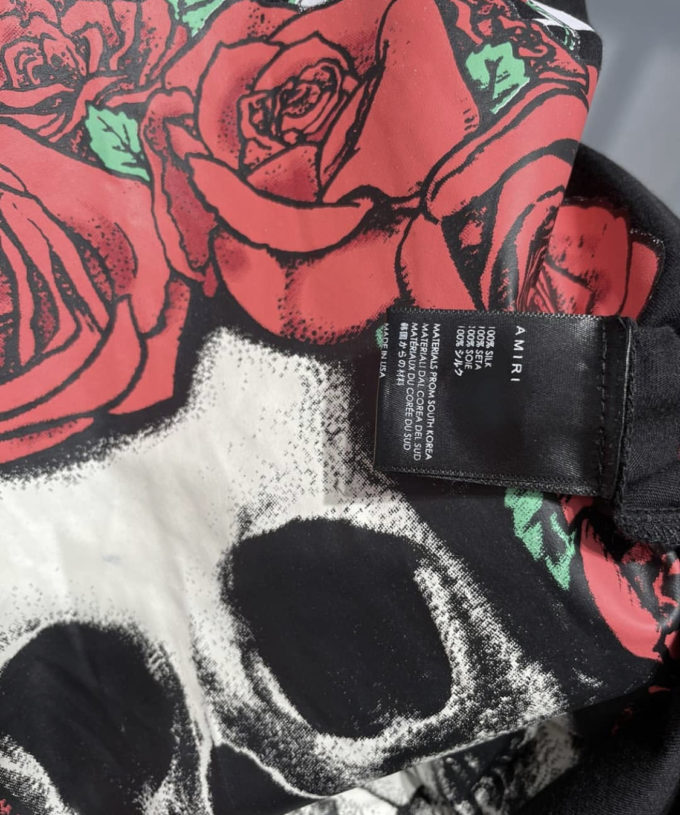 amiri rose shirt