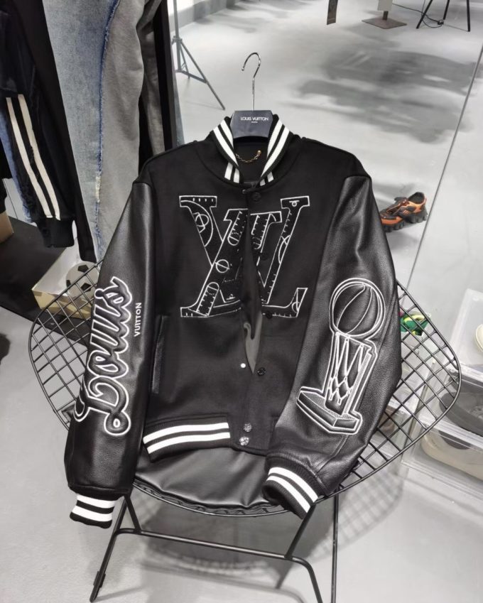 LV X NBA LEATHER BASKETBALL JACKET – billionairemart