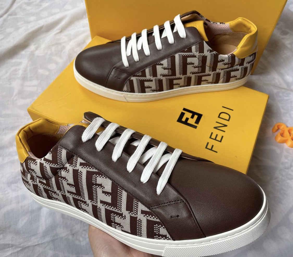 Fendi New Brown Sneaker – billionairemart