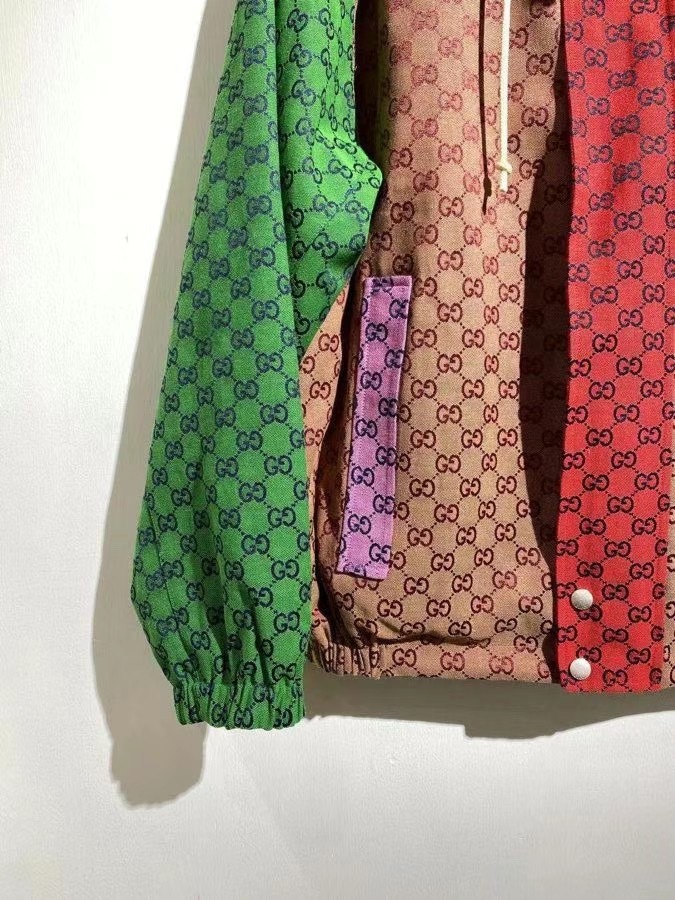 Gucci Multicolor Canvas Zip Jacket – billionairemart