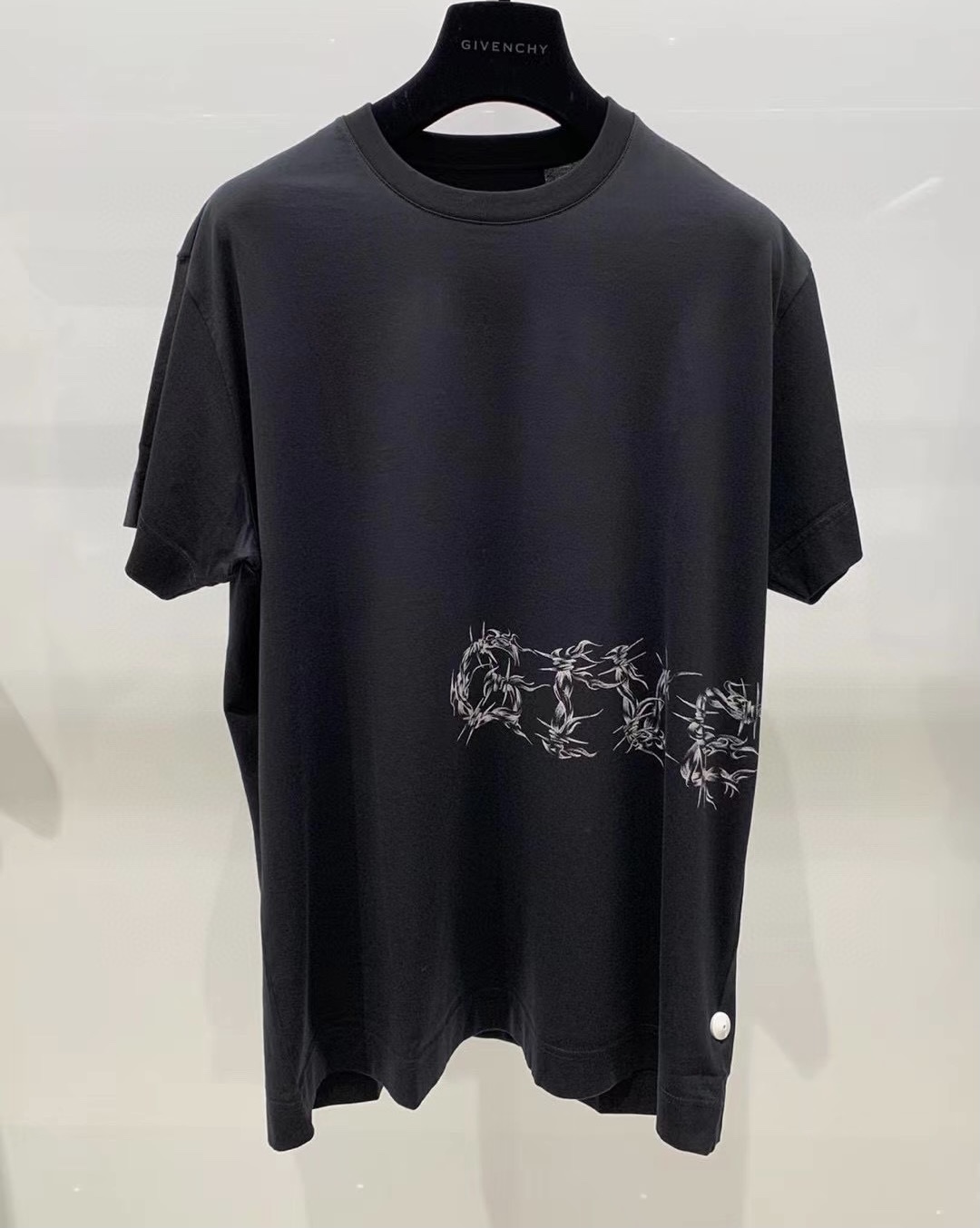 Givenchy Barbed Wire Vintage Oversized T-shirt – billionairemart