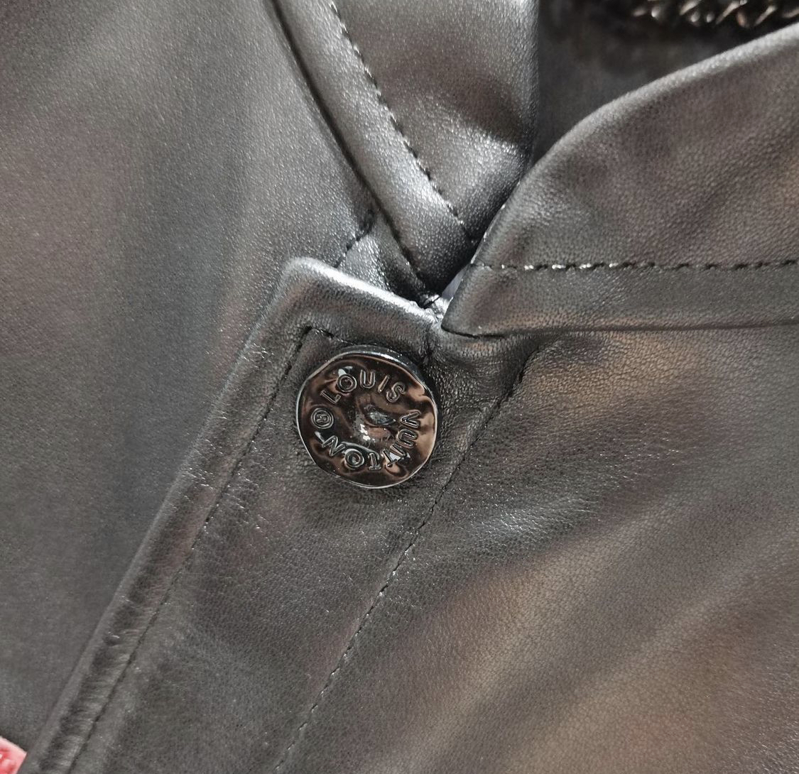 LV X NBA Logos Leather Hero Jacket – billionairemart