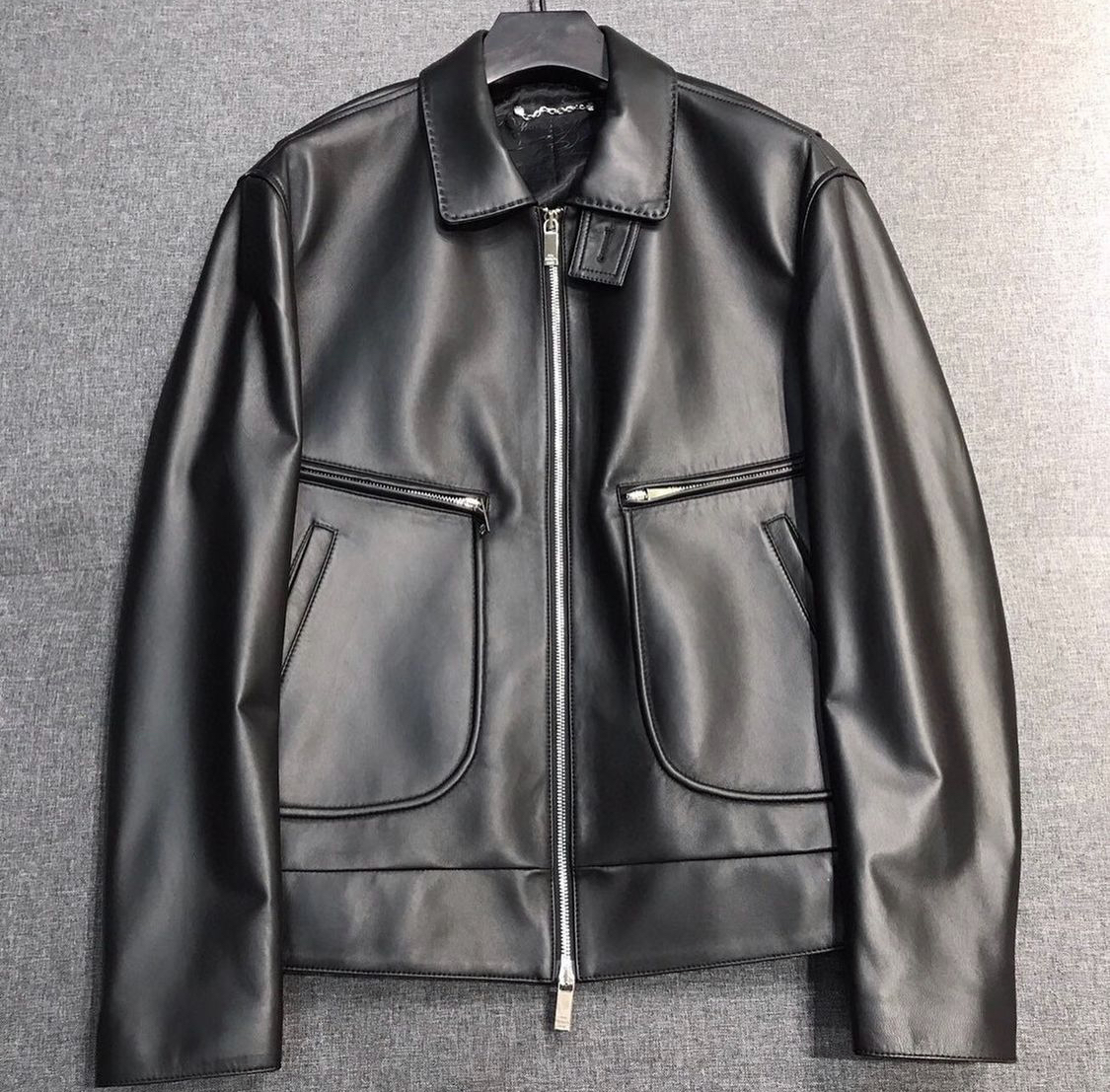 Berluti Patina Black Leather Jacket – billionairemart