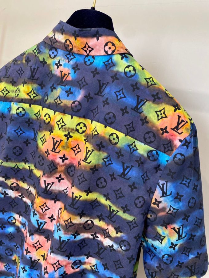 Louis Vuitton Zipped Monogram Tie-dye shirt – billionairemart