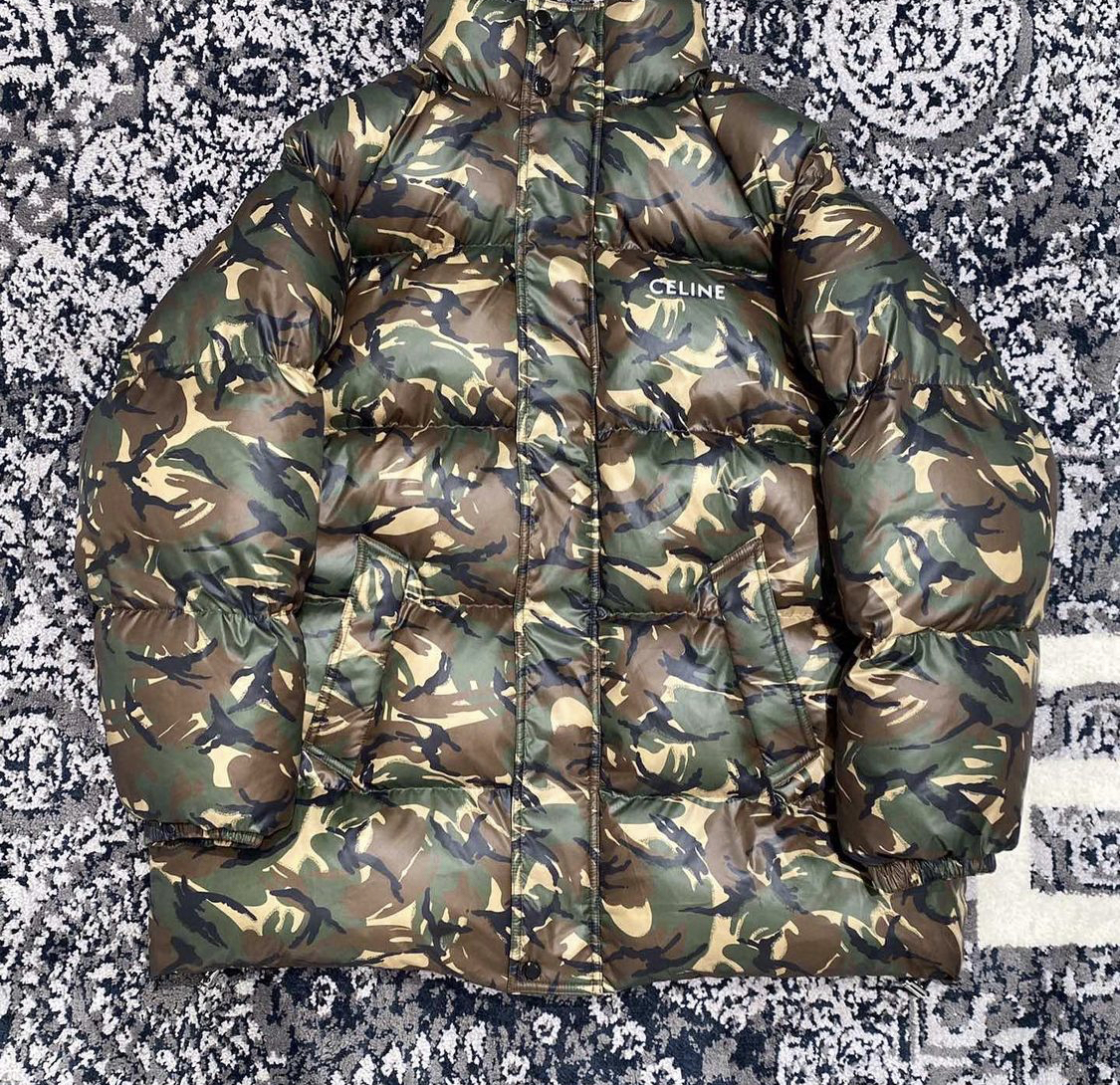 Celine Nylon Camouflage Print Nylon Jacket – billionairemart