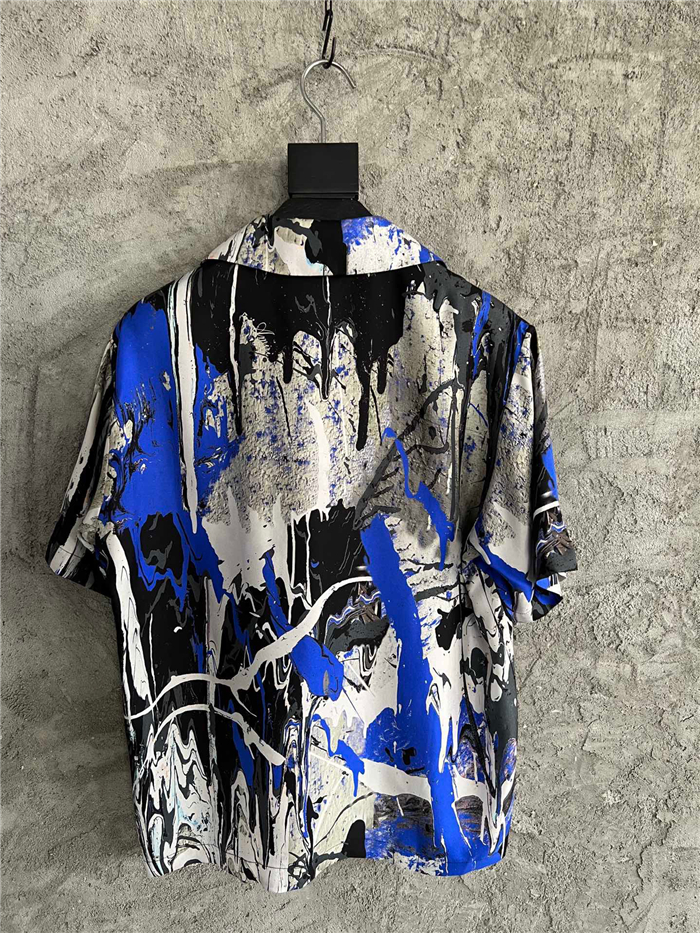 Amiri Paint Splatter Shirt – billionairemart