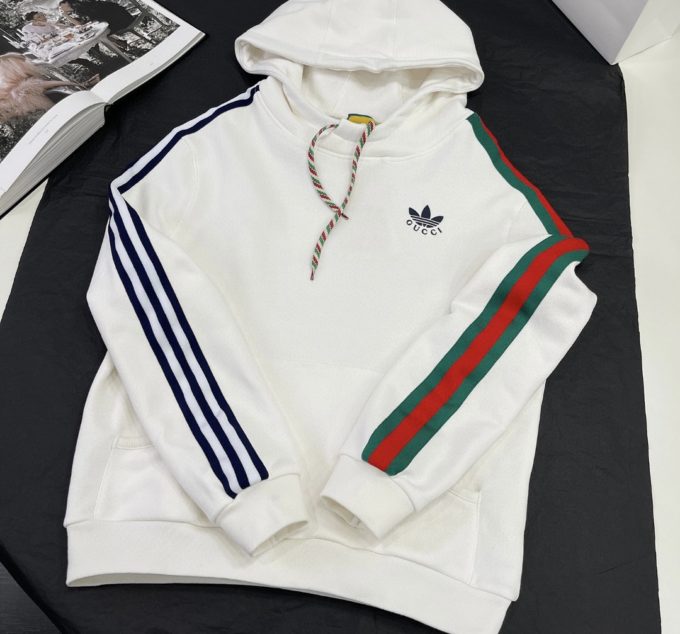 Adidas x Gucci cotton White sweatshirt – billionairemart