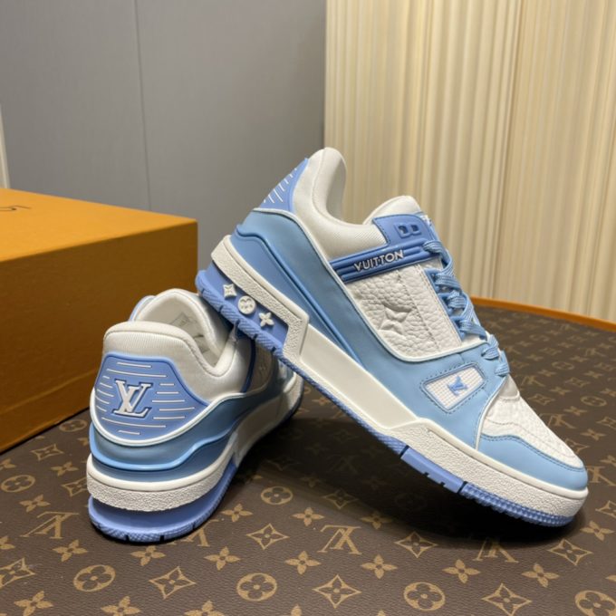 Louis Vuitton Sky Blue Sneaker – billionairemart