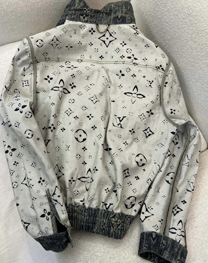 Louis Vuitton MONOGRAM TAILORED DENIM JACKET – billionairemart