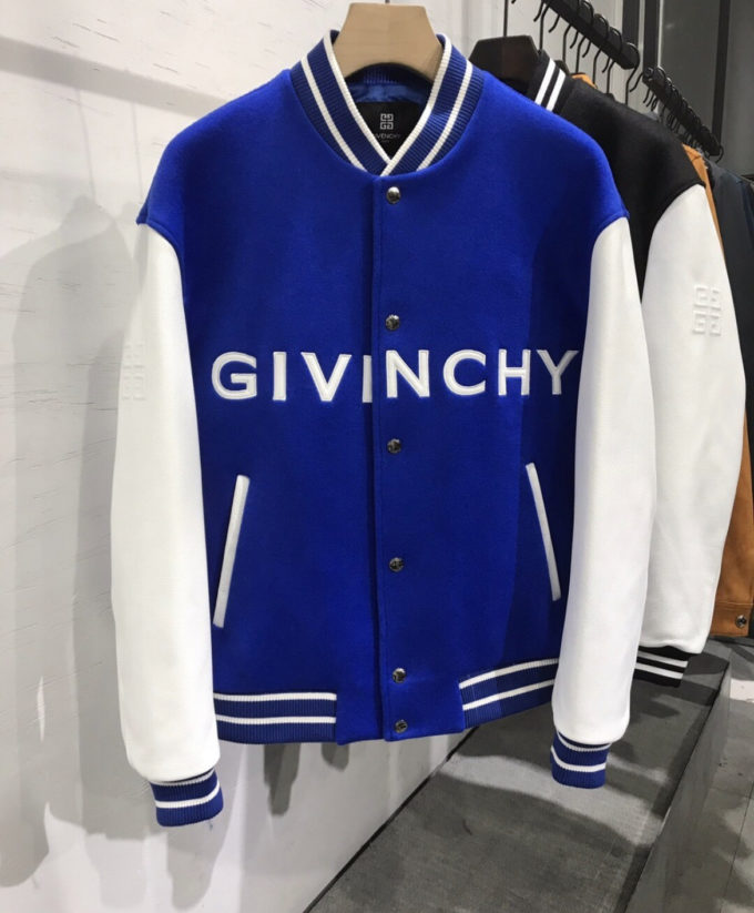 GIVENCHY bomber in wool and leather – billionairemart