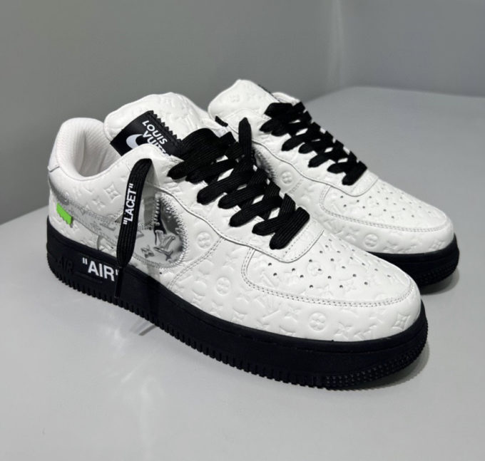 Louis Vuitton Nike Air Force 1 White Sneaker – billionairemart