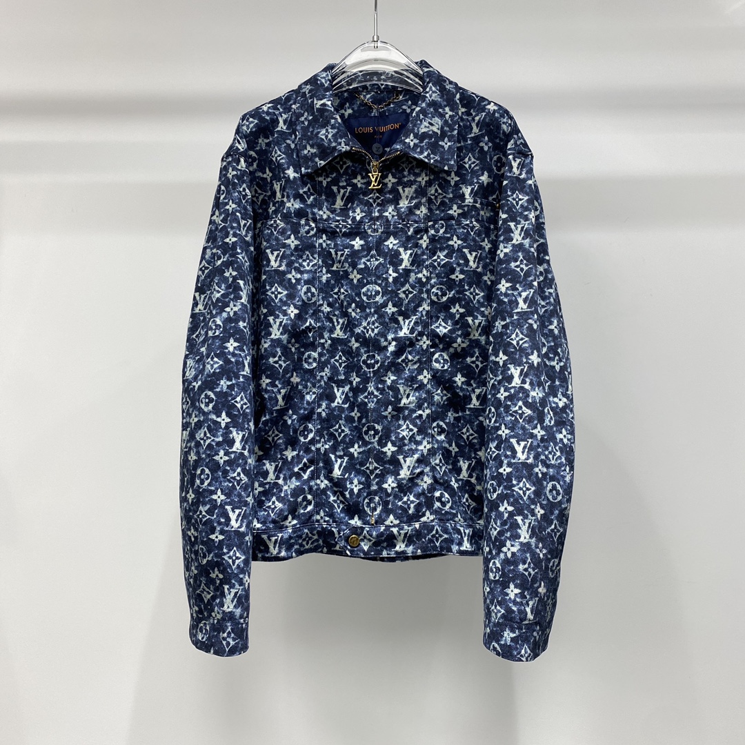 Louis Vuitton Monogram Denim Workwear Jacket – billionairemart