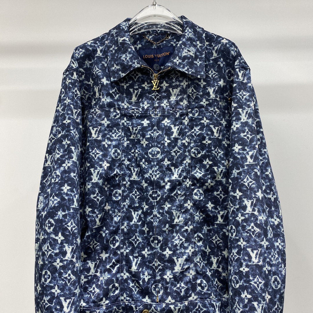 Louis Vuitton Monogram Denim Workwear Jacket – billionairemart